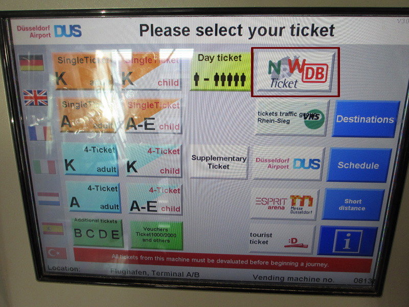 Schoner-tag-ticket single nrw automaten