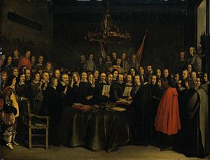 The Ratification of the Treaty of Munster, Gerard Ter Borch (1648)
